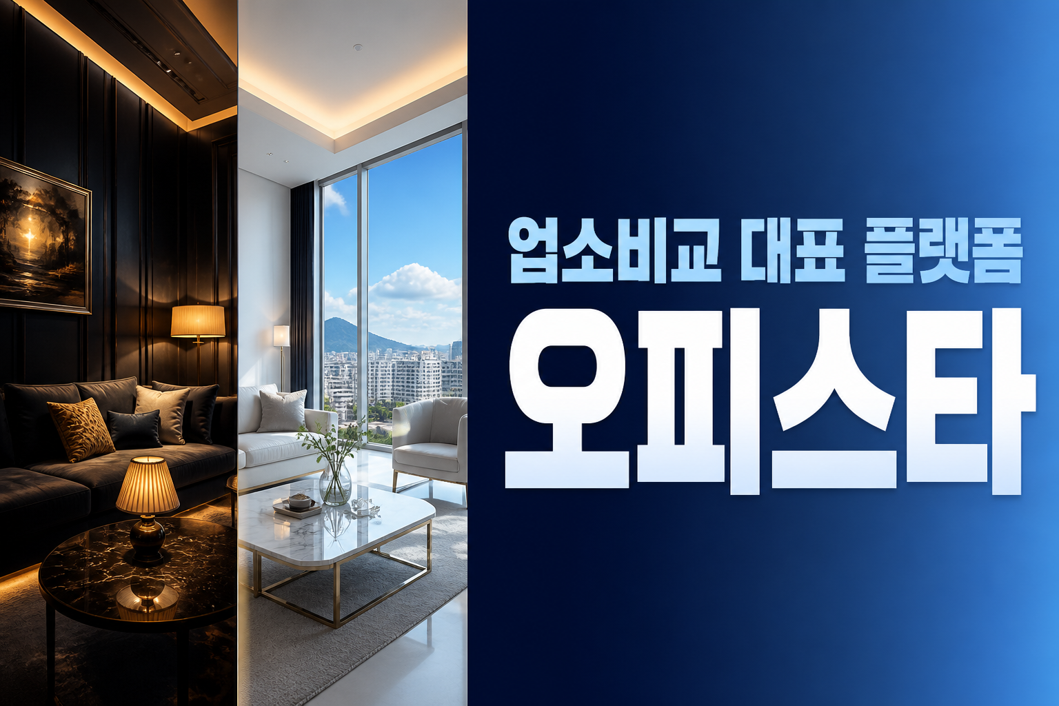 업소비교 대표 플랫폼 오피스타